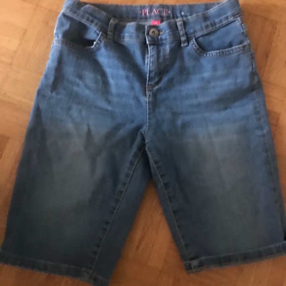 Dark wash kids denim short - Picture 1 of 2